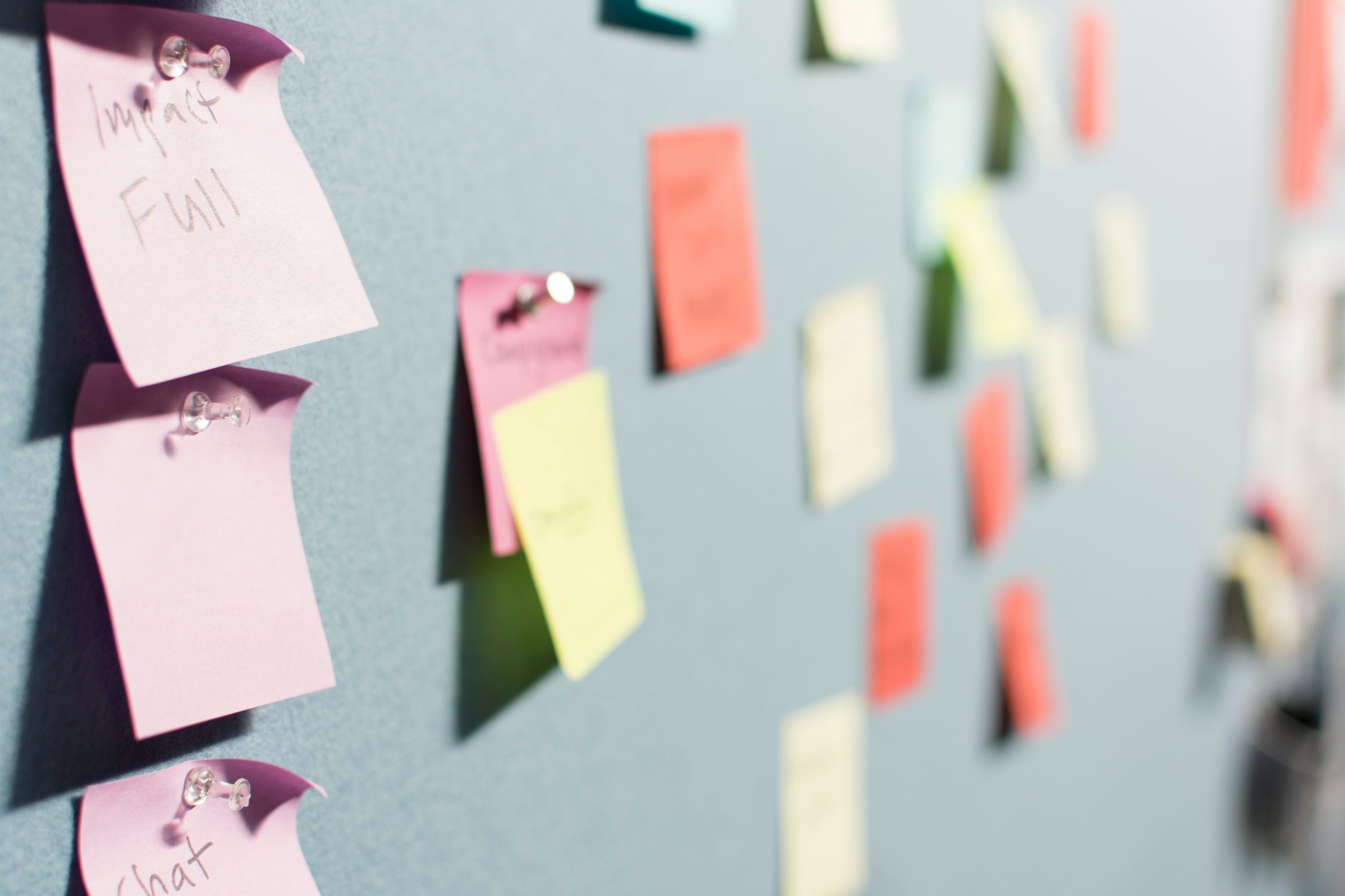 sticky notes on wall - Ideas For Customer Appreciation