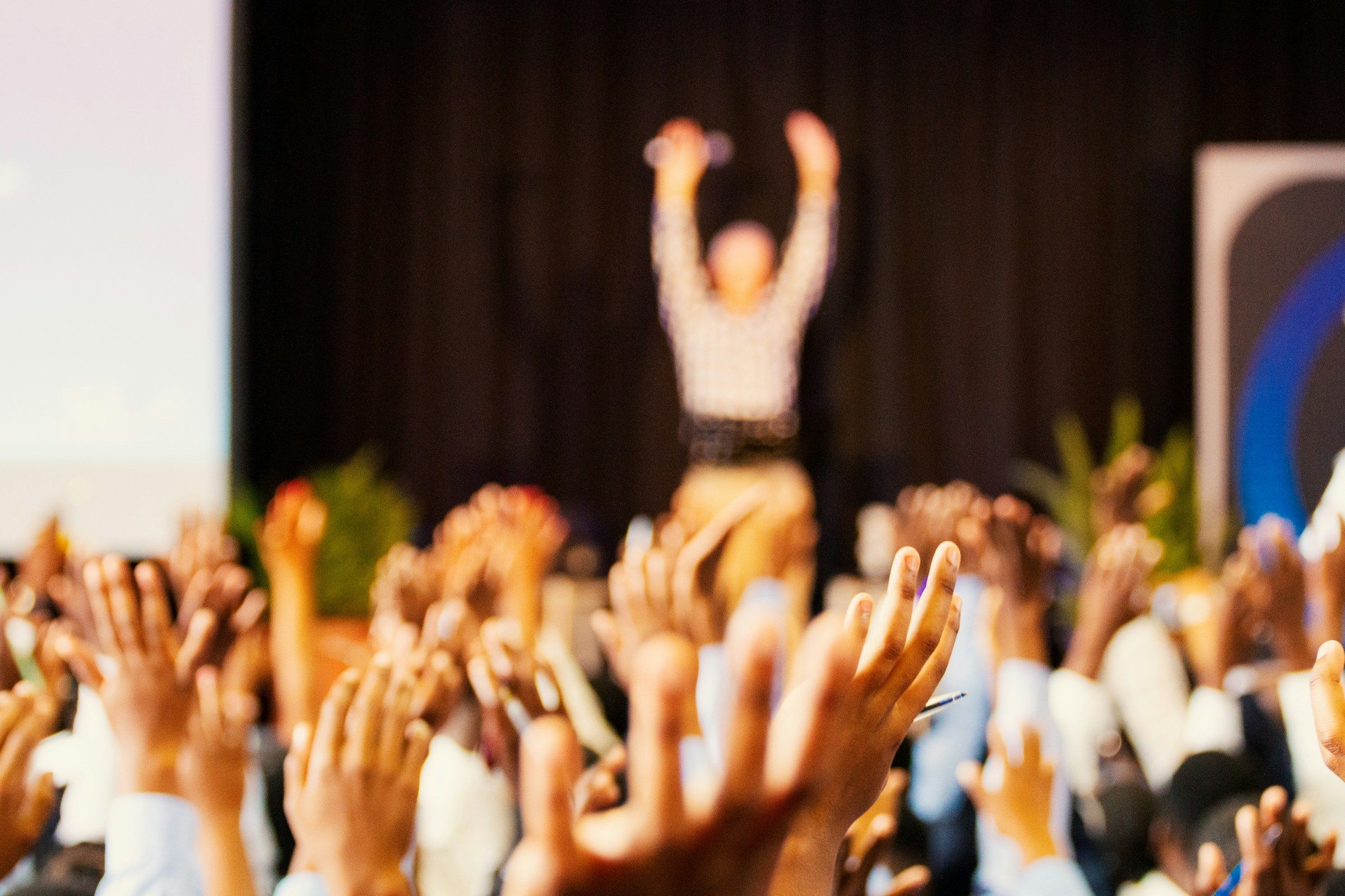 person in an event - Customer Appreciation Events