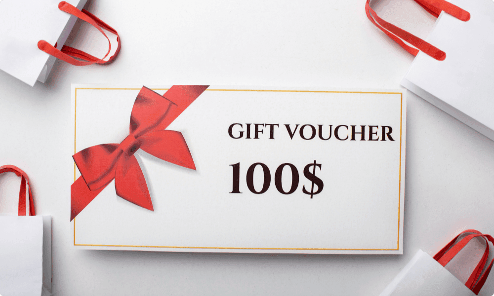 beautiful gift card voucher