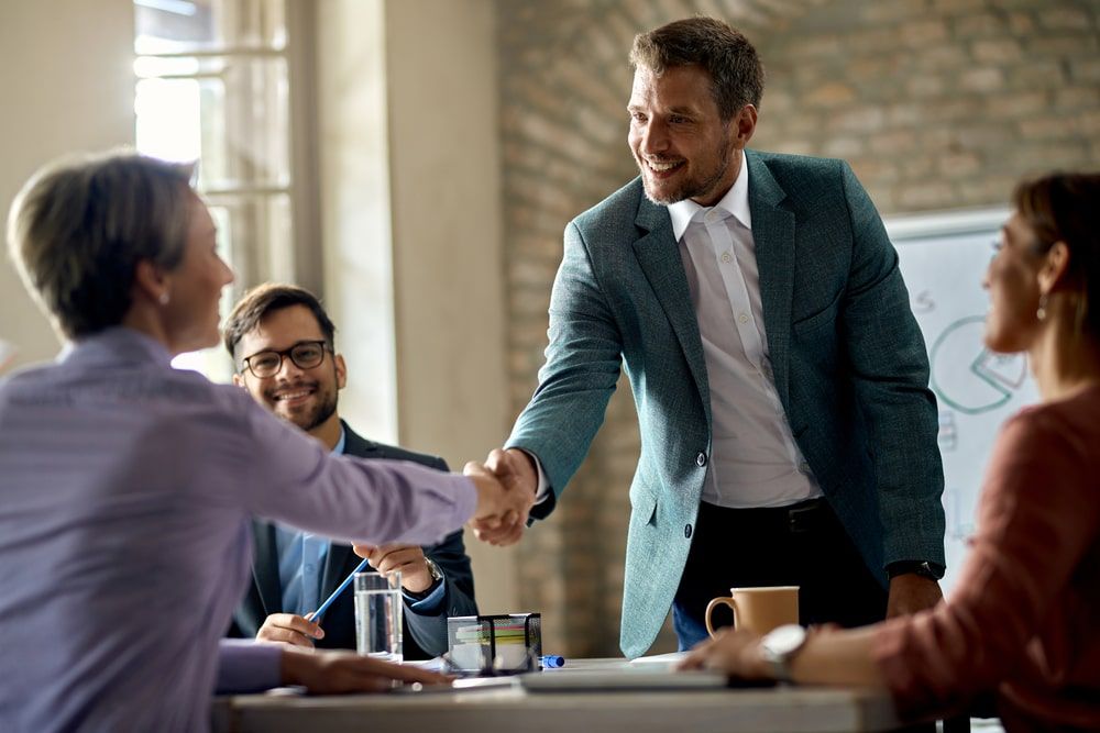 meeting a customer - Types Of Customer Loyalty